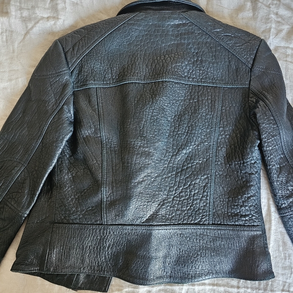 All Saints Pataya Biker leather jacket, medium - Picture 8 of 8